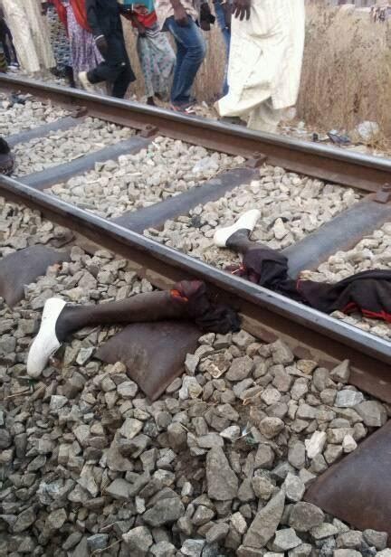 Gore Video- An isis soldier was beheaded after being shot dead. . Man cut by train deadhouse